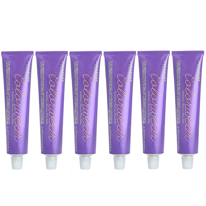 Combo 6 Tinturas Tono Sobre Tono Colorwear Alfaparf
