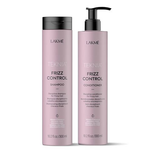 Shampoo y Acondicionador Pelo Encrespado Chico Frizz Control Lakme