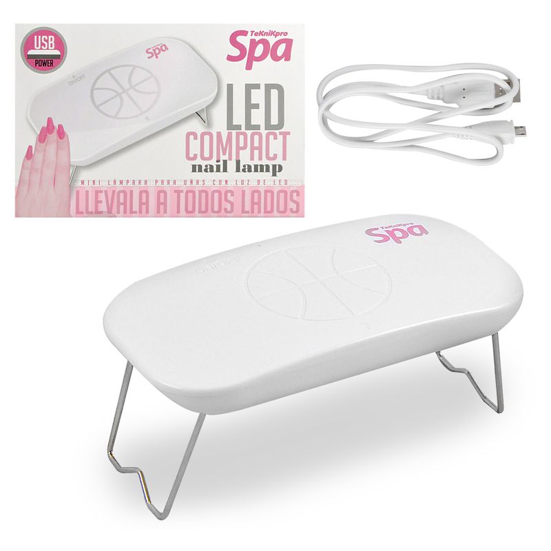 Combo Cabina LED Compact + 12 Esmaltes Semipermanentes Anush