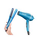Combo Ionic Nano Titanium Secador & Plancha + Protector Térmico Frizz Control  | Babyliss + Lakmé