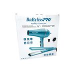 Combo Ionic Nano Titanium Secador & Plancha + Protector Térmico Frizz Control  | Babyliss + Lakmé
