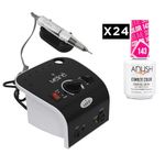 Torno Supreme Drill + 24 Esmaltes semipermanentes Anush