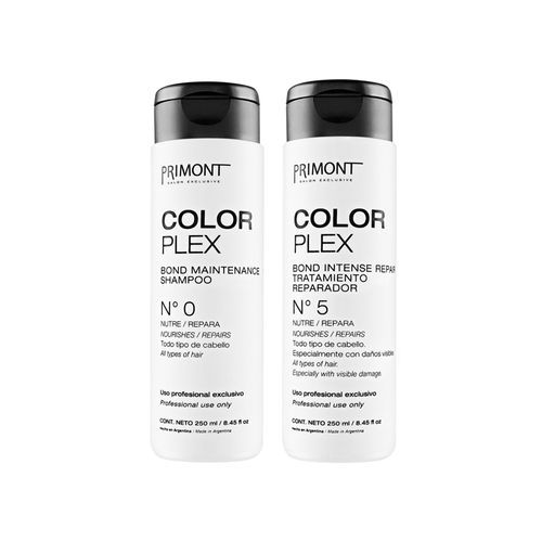 Kit Reparador Chico Shampoo + Tratamiento Color Plex Primont