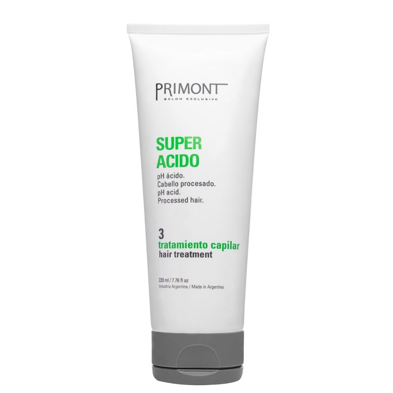 Kit Super Acido Completo Shampoo + Acondicionador + Tratamiento Primont