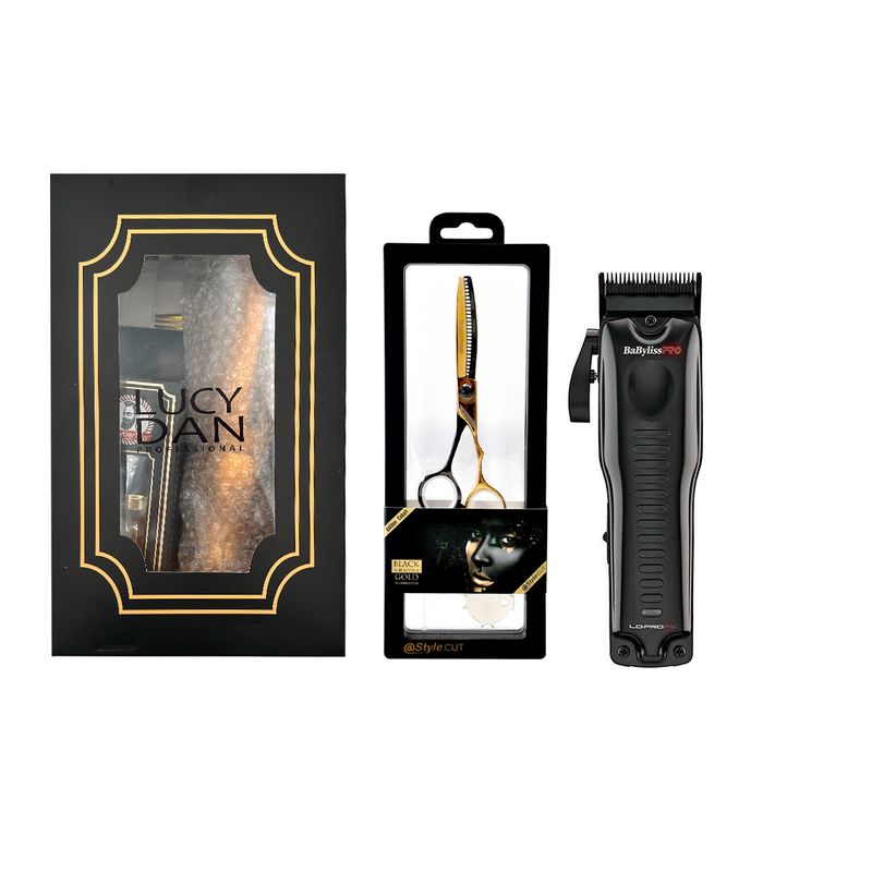 Combo Profesional Máquina de Corte Lo-ProFX FX829 y Tijera Golden Cobalt