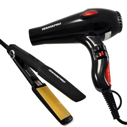 Kit Salon Professional Secador + Plancha Teknikpro
