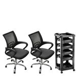 Combo 2 Sillones de Corte Day + Módulo Ayudante Vegas Teknikstyle