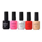 Combo 5 Esmaltes Semipermanentes Gel Uv/led Meliné