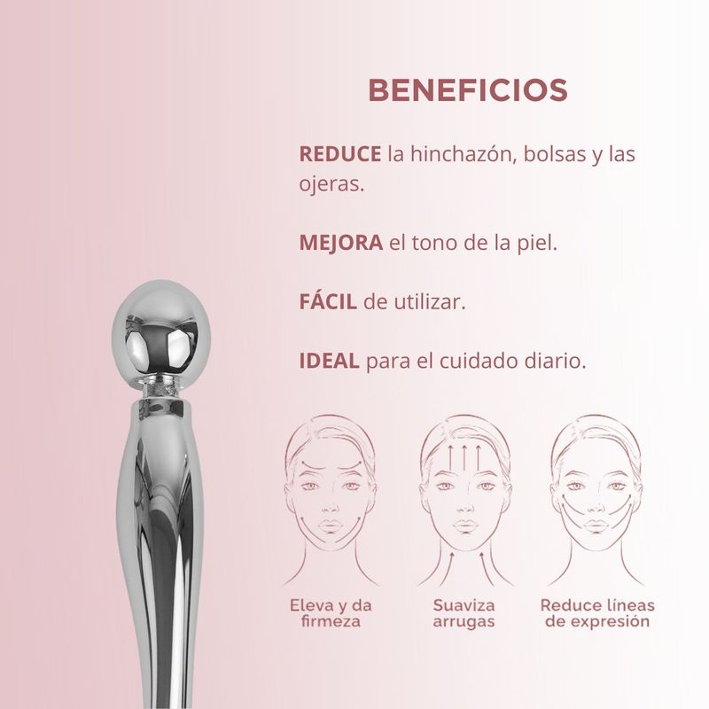 ESPATULA MASAJEADORA C/RODILLO P/OJOS KEIKO