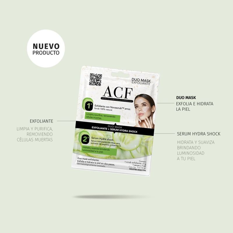 MASC FAC 2x7gr DUO EXFOLIANTE ACF