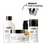 Kit Shampoo + Máscara + Crema de Peinar + Serum Metal Detox Expert L'Oréal Professionnel