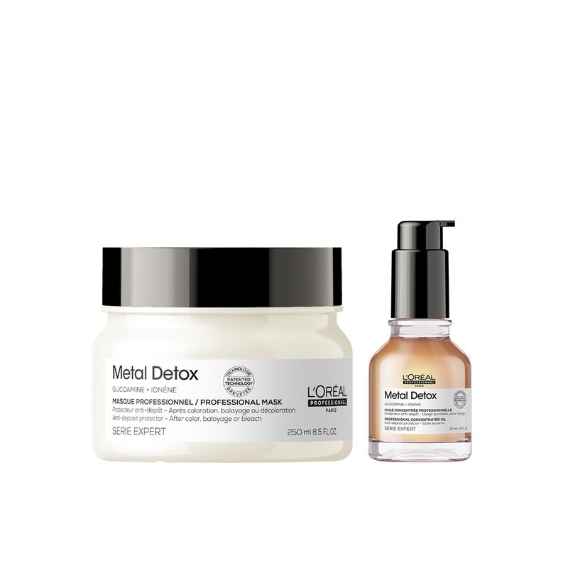 Kit Máscara + Oleo Metal Detox Serie Expert L'Oréal Professionnel