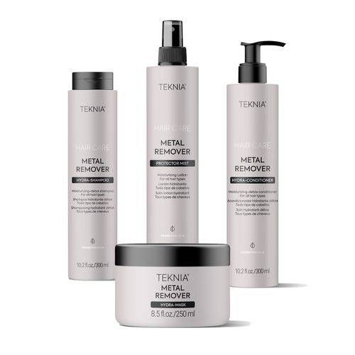 Kit Shampoo + Acondicionador + Tratamiento + Protector Metal Remover Teknia Lakmé