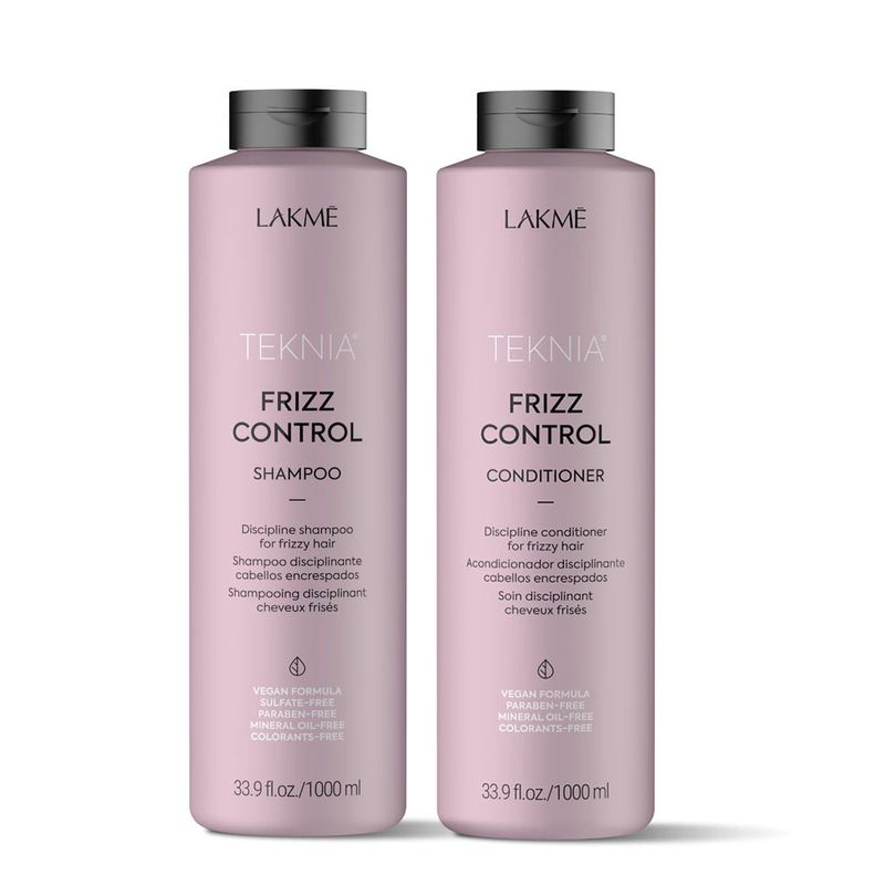 Shampoo y Acondicionador Pelo Encrespado Grande Frizz Control Lakme