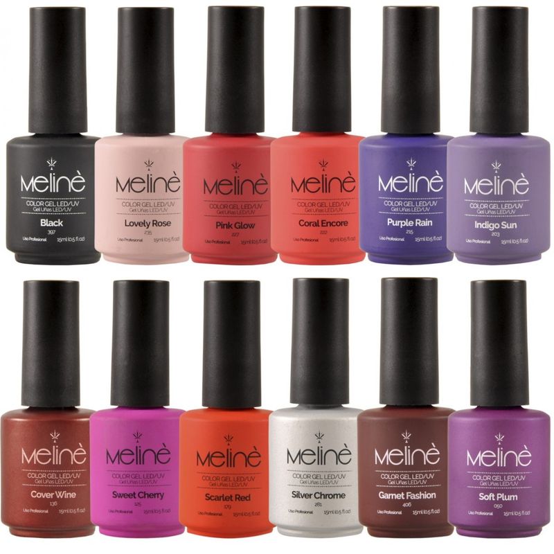 12 Esmaltes Semipermanentes Meline