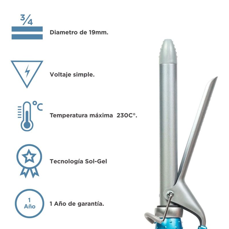 PINZA ONDULAR 19mm BABYLISS