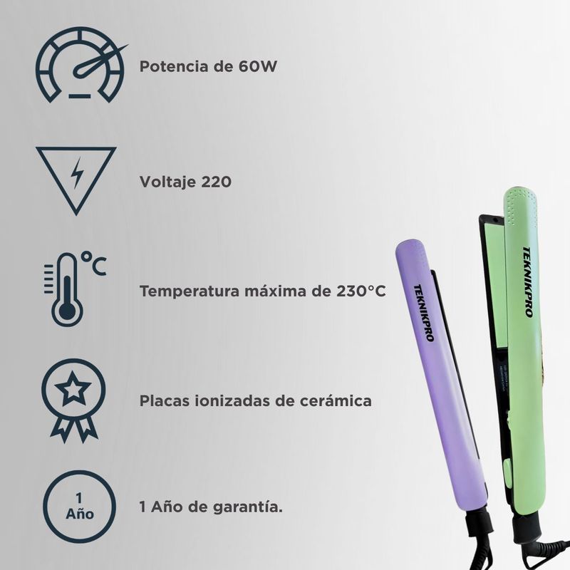 PLANCHA GRAND COLOR TEKNIKPRO Verde