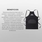 DELANTAL REC02 BLACK JRL