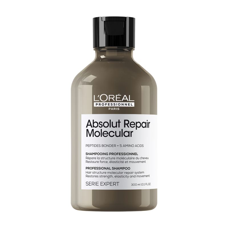 Kit Shampoo + Máscara + Crema De Peinar Absolut Repair Molecular Serie Expert L'Oréal Professionnel