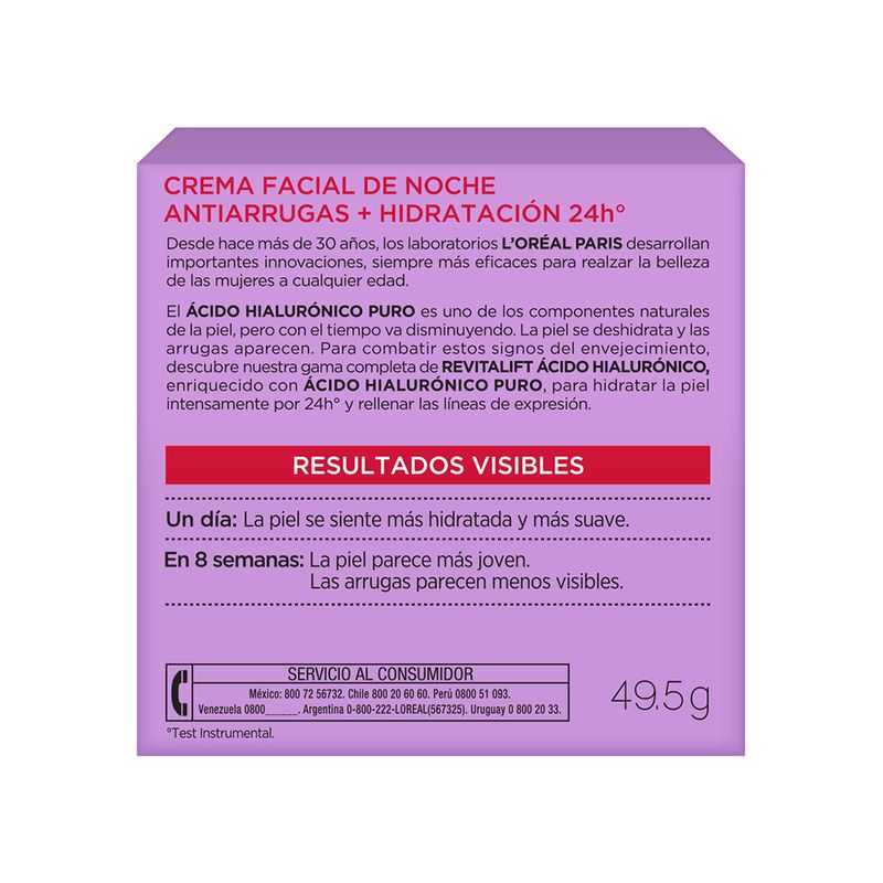CR X50 REVITALIFT hialuro noche LOREAL