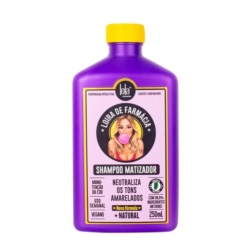 Shampoo Matizador Loira de Farmácia x250 ml Lola