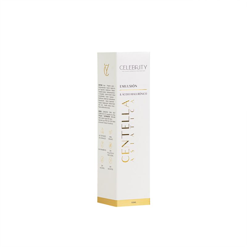 EMULSION X100 CENTELLA Y HIALURONICO CELEBRITY
