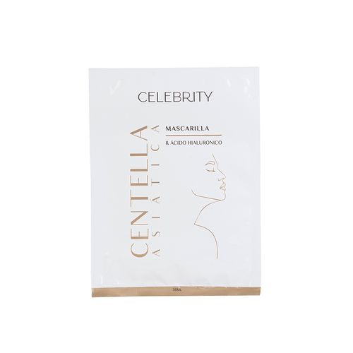 Mascarilla En Tela Centella Asiática & Acido Hialurónico x38ml Celebrity