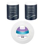 2 Kg de Cera Depilatoria Templada Alta Adherencia Depimiel + Bandas Depilatorias