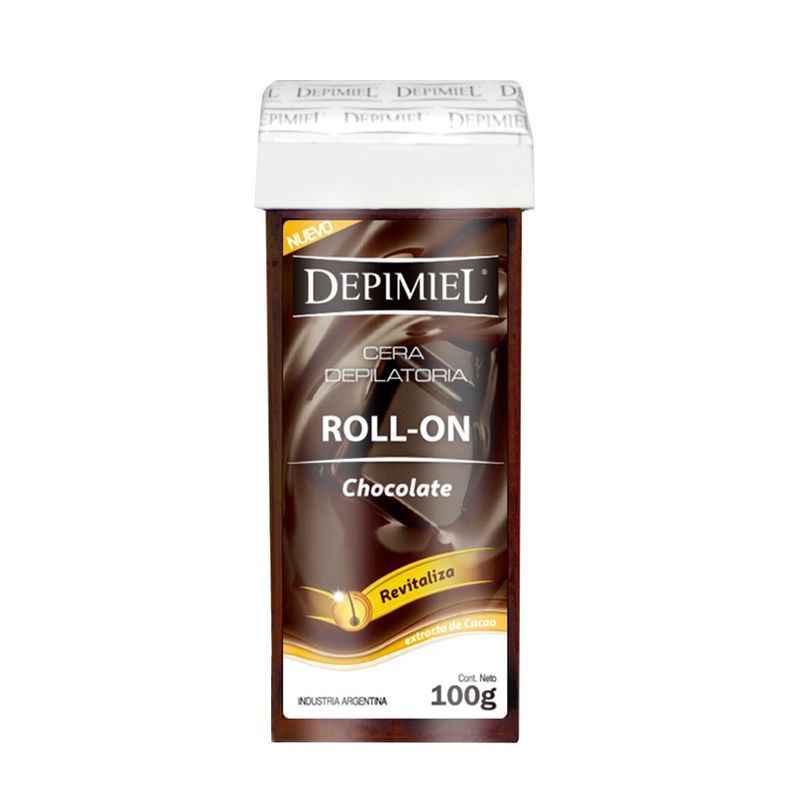 6 Ceras Depilatorias Roll-On Chocolate x100 g Depimiel