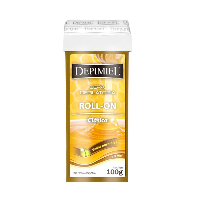 12 Ceras Depilatorias Roll-On Clásica x100 g Depimiel