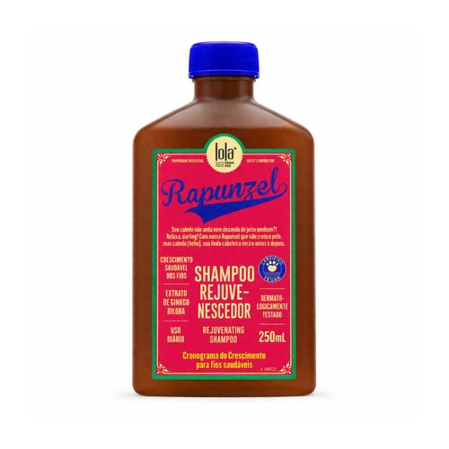 Shampoo Rejuvenecedor x250ml - Línea Rapunzel - Lola Cosmetcs