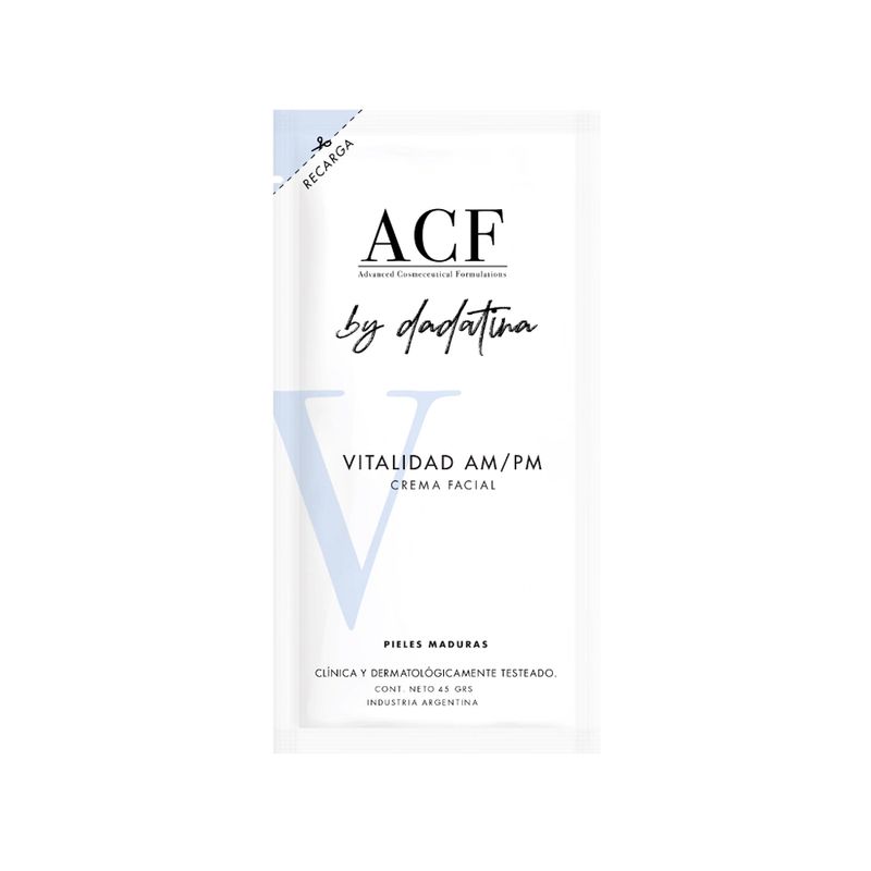 CR FACIAL X45 VITALIDAD AM/PM recarga ACF