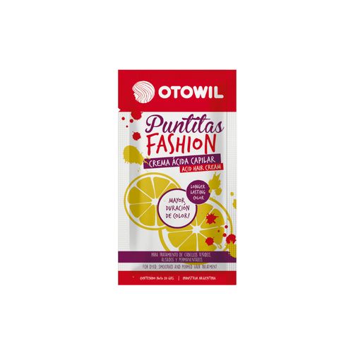 Crema Ácida Capilar Puntitas Fashion x25gr Otowil