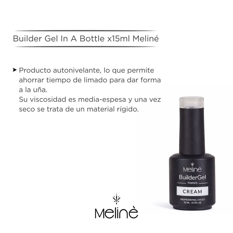 Combo Gel Esculpidas Meliné + Tijera Para Uñas Recta Gruesa ProStyle