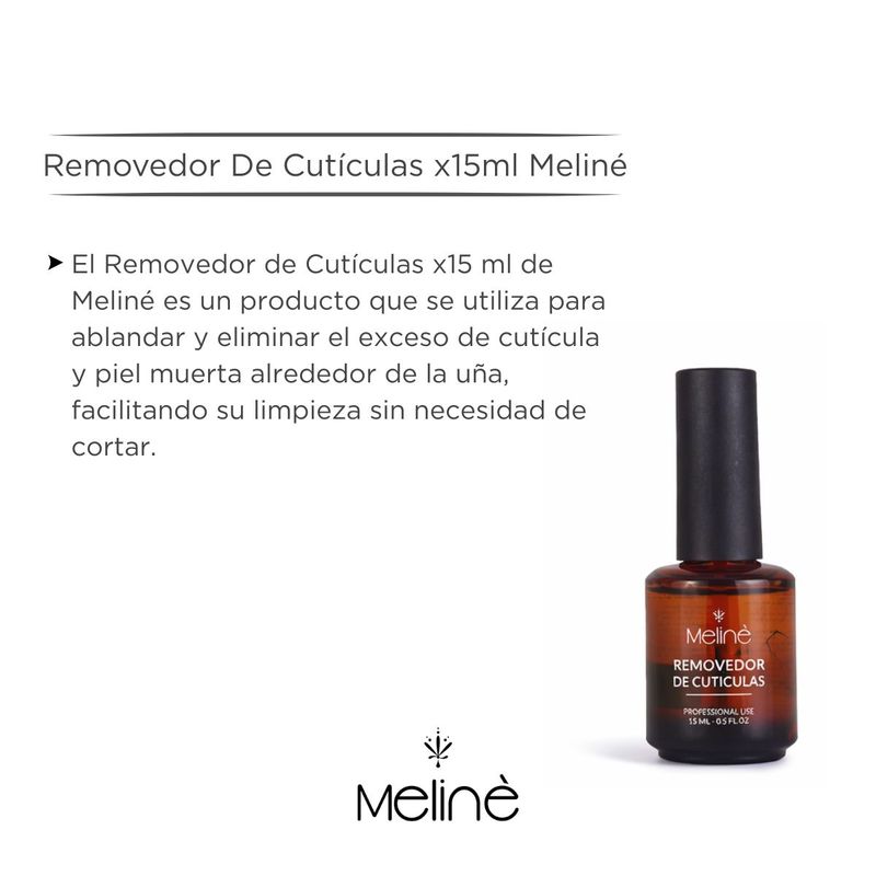 Combo Gel Esculpidas Meliné + Tijera Para Uñas Recta Gruesa ProStyle