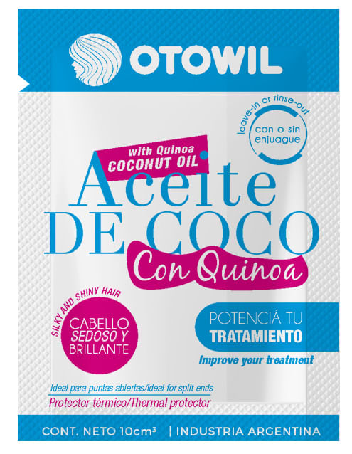 AC DE COCO X10gr C/QUINOA OTOWIL