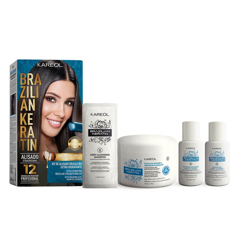 KIT BRAZILIAN KERA ALISADO HIDRATANTE KAREOL