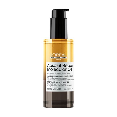 Óleo profesional Bifásico Absolut Repair Molecular x90ml. L'Oréal Professionnel