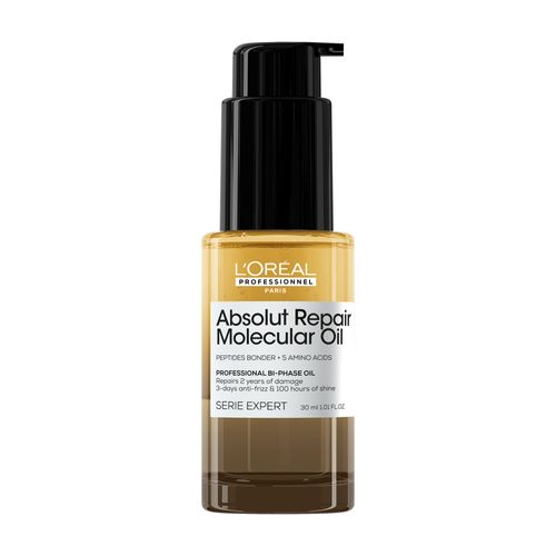 Óleo profesional Bifásico Absolut Repair Molecular x30ml. L'Oréal Professionnel