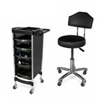 Combo Taburete Regulable Y Módulo Organizador Móvil – Teknikstyle