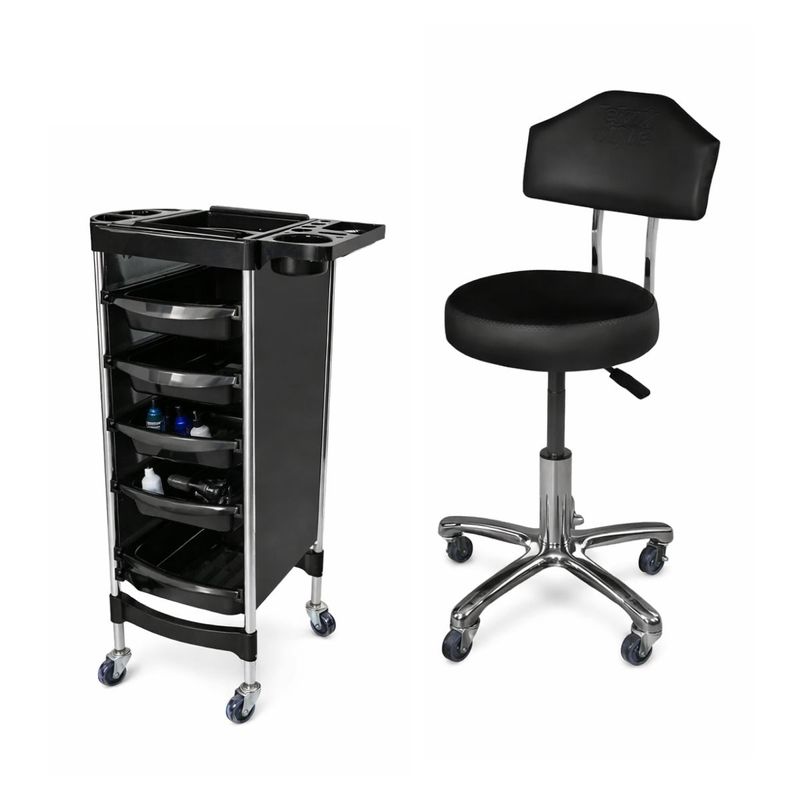 Combo Taburete Regulable Y Módulo Organizador Móvil – Teknikstyle