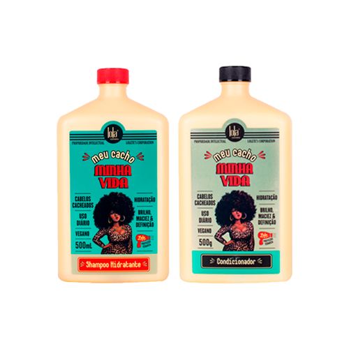 Kit Shampoo + Acondicionador Meu Cacho Minha Vida Lola Cosmetics