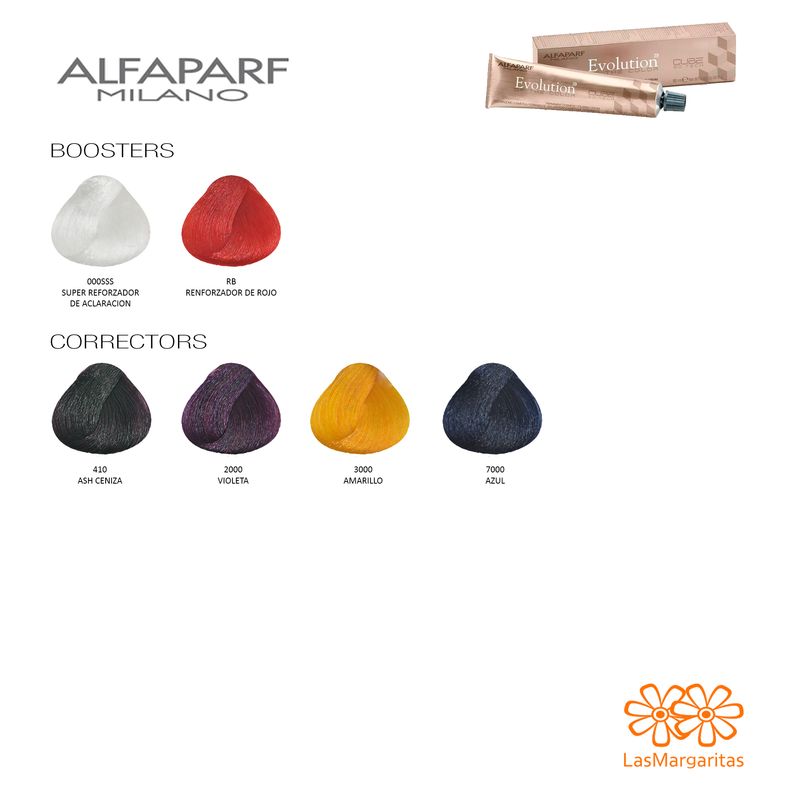 Combo 4 Tinturas Evolution Of The Color Cube x60 ml Alfaparf