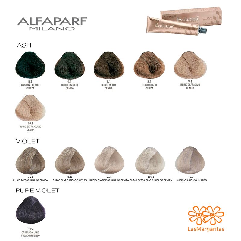 24 Tinturas Evolution Of The Color Cube x60 ml Alfaparf