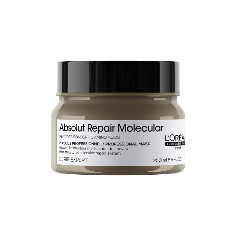 Kit Shampoo + Máscara + Crema De Peinar Absolut Repair Molecular Serie Expert L'Oréal Professionnel