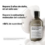 Kit Shampoo + Máscara + Crema De Peinar Absolut Repair Molecular Serie Expert L'Oréal Professionnel