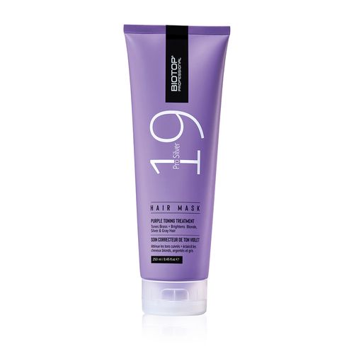 19 Pro Silver Hair Mask - BIOTOP PROFESSIONAL - Mascarilla para cabello rubio - 250ml