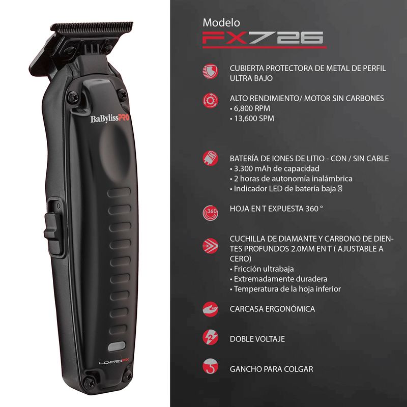 MAQ PAT LO-PRO FX 726 BABYLISS