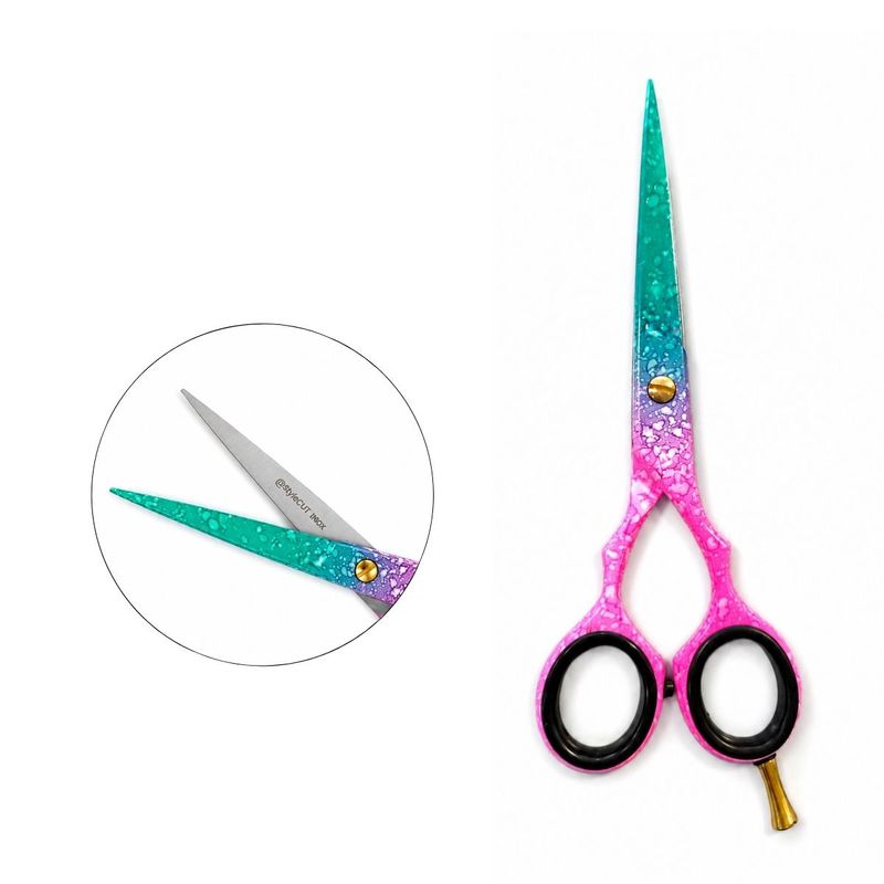 TIJ CORTE BARBER 6" 1004 @STYLECUT Pink&Green