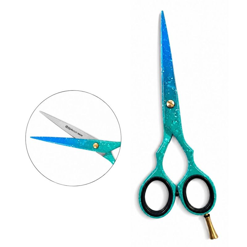 TIJ CORTE BARBER 6" 1004 @STYLECUT Pink&Green